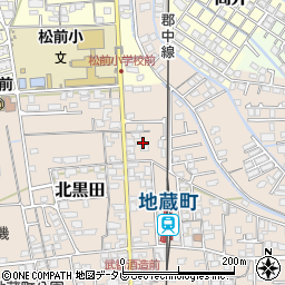 愛媛県伊予郡松前町北黒田635-1周辺の地図