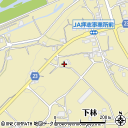愛媛県東温市下林甲-1380周辺の地図