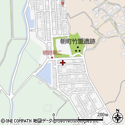 福岡県宗像市朝野336周辺の地図