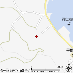 山口県柳井市平郡（佐保）周辺の地図