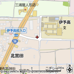 愛媛県伊予郡松前町北黒田230-2周辺の地図