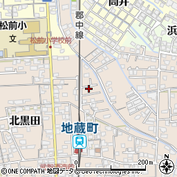 愛媛県伊予郡松前町北黒田613-12周辺の地図