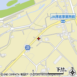 愛媛県東温市下林1441周辺の地図