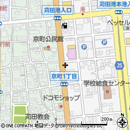 海都 苅田店周辺の地図