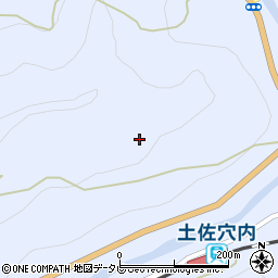 高知県長岡郡大豊町穴内2284周辺の地図