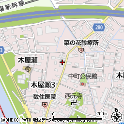 上川燃料店周辺の地図