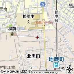愛媛県伊予郡松前町北黒田986周辺の地図