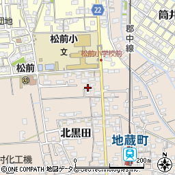 愛媛県伊予郡松前町北黒田986-5周辺の地図