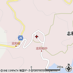徳島県海部郡美波町志和岐天王周辺の地図