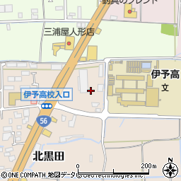 愛媛県伊予郡松前町北黒田175-1周辺の地図
