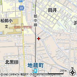 愛媛県伊予郡松前町北黒田625-3周辺の地図