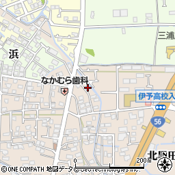 愛媛県伊予郡松前町北黒田551-7周辺の地図