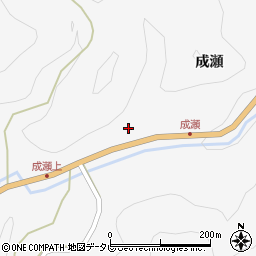 徳島県那賀郡那賀町成瀬イチサコ周辺の地図