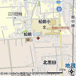 愛媛県伊予郡松前町北黒田985-21周辺の地図