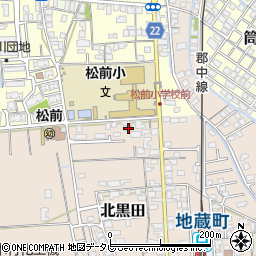 愛媛県伊予郡松前町北黒田985-10周辺の地図