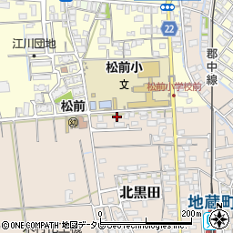 愛媛県伊予郡松前町北黒田985-18周辺の地図