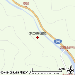 木の香温泉周辺の地図