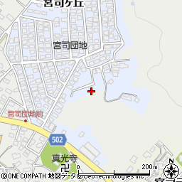 福岡県福津市宮司ヶ丘3-8周辺の地図
