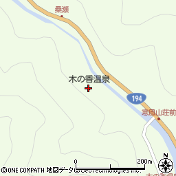 木の香温泉周辺の地図