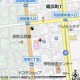 ゑびすうどん 苅田店周辺の地図