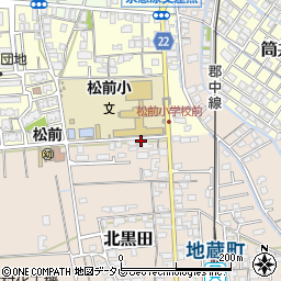 愛媛県伊予郡松前町北黒田985-5周辺の地図