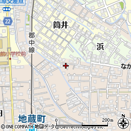 愛媛県伊予郡松前町北黒田590-1周辺の地図