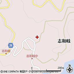徳島県海部郡美波町志和岐周辺の地図