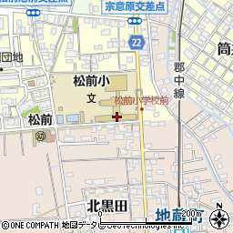 松前町立松前小学校周辺の地図