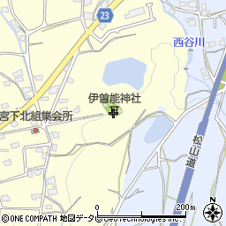 伊曽能神社社務所周辺の地図