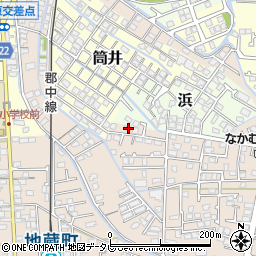 愛媛県伊予郡松前町北黒田590-5周辺の地図