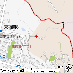 福岡県福津市小竹2周辺の地図