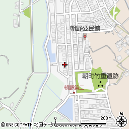 福岡県宗像市朝野310周辺の地図