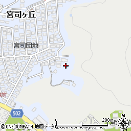 福岡県福津市宮司ヶ丘4周辺の地図