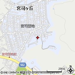 福岡県福津市宮司ヶ丘3-13周辺の地図