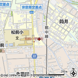 愛媛県伊予郡松前町筒井1181-1周辺の地図