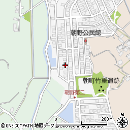 福岡県宗像市朝野309周辺の地図