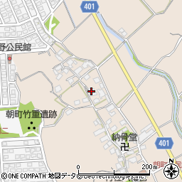 福岡県宗像市朝町2490周辺の地図