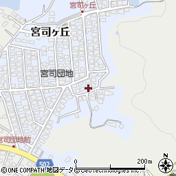 福岡県福津市宮司ヶ丘5-20周辺の地図