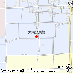 大溝公民館周辺の地図