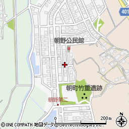 福岡県宗像市朝野244周辺の地図
