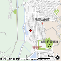 福岡県宗像市朝野317周辺の地図