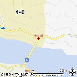 大川橋周辺の地図