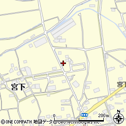 愛媛県伊予市宮下264-4周辺の地図