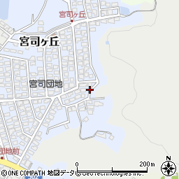 福岡県福津市宮司ヶ丘5-11周辺の地図