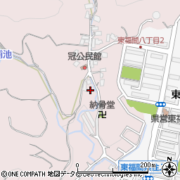 福岡県福津市手光235周辺の地図