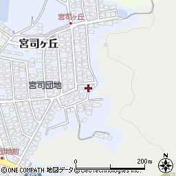 福岡県福津市宮司ヶ丘5-10周辺の地図