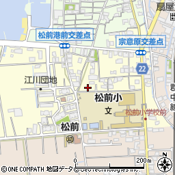 愛媛県伊予郡松前町筒井1231-2周辺の地図