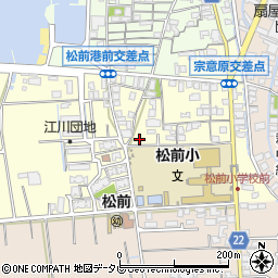 愛媛県伊予郡松前町筒井1231-3周辺の地図