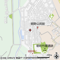 福岡県宗像市朝野262周辺の地図