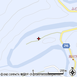 徳島県那賀郡那賀町海川ヲトヲ周辺の地図